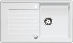 Granitový dřez Blanco ZIA 5 S bílá soft s excentrem