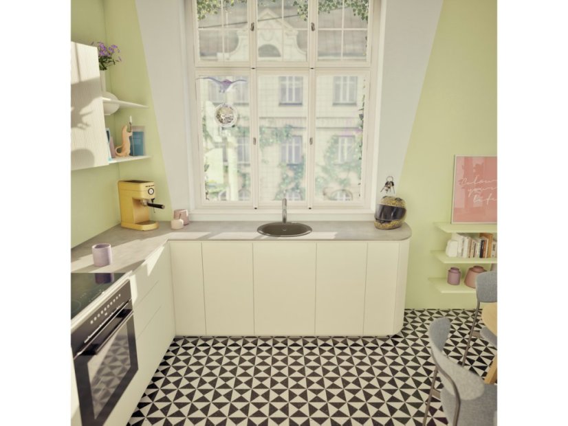 Granitový drez Schock Manhattan R-100-A Asphalt