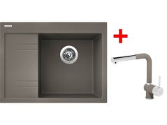 Set Sinks RIM 650 P Truffle + Mix 3 P GR