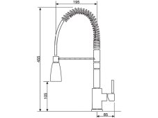 Set Sinks PERFECTO 1160 DUO Titanium + batéria Sinks MIX 35 PROF S chro