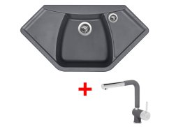 Set Sinks Naiky 980 Titanium + Mix 3 P GR