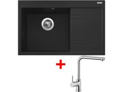 Set Sinks RIM 780 L Metalblack + Elka