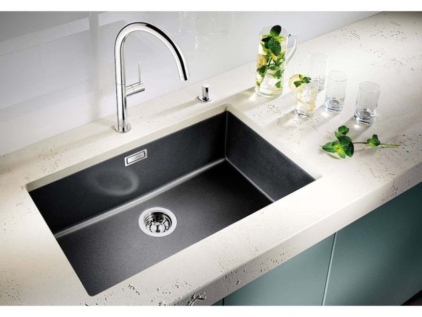 Granitový drez Blanco SUBLINE 700 U béžová champagne s tiahlom