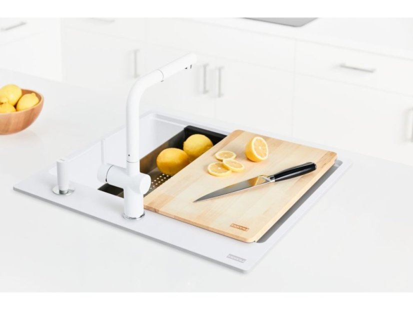 Granitový dřez Franke MRG 610-60 CARE Bílá-led