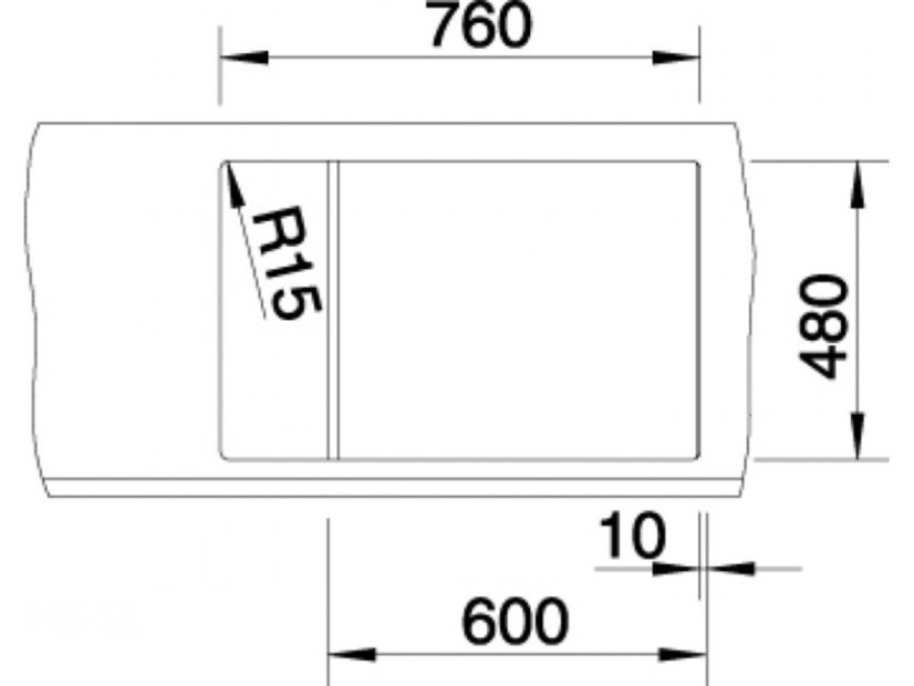 Granitový dřez Blanco Metra 6 S Compact kávová s excentrem 5