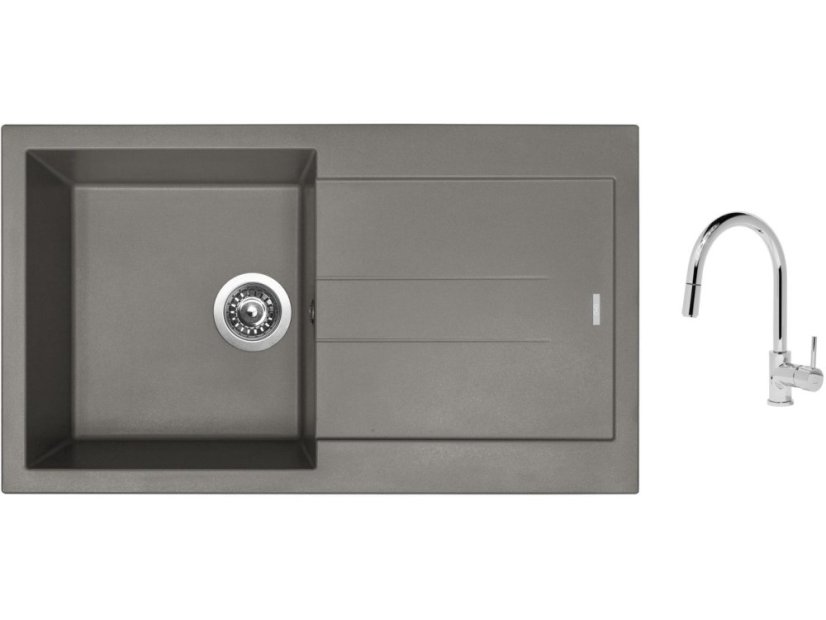 Set Sinks AMANDA 860 Truffle + baterie Sinks MIX 35 P chrom