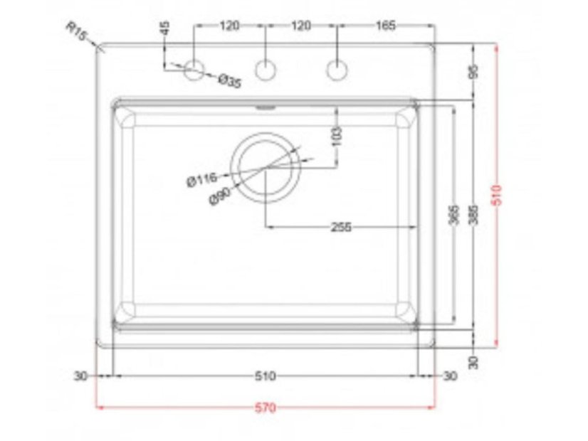 Granitový dřez Elleci Time 105 G39