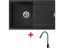 Sinks ULTIMA 790 Pureblack + ELASTA S černá matná