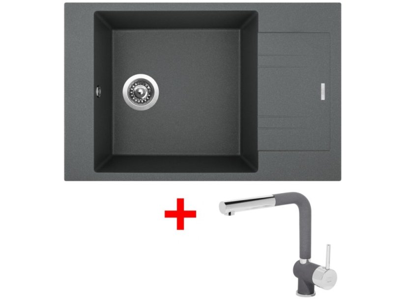 Set Sinks VARIO 780 Titanium + Mix 3 P GR