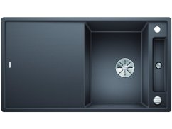 Granitový dřez Blanco AXIA III 5 S InFino šedá skála dřez vpravo s excentrem přísluš. sklo
