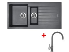 Set Sinks Perfecto 1000.1 Titanium + Vitalia GR