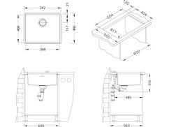 Nerezový dřez Alveus Kombino 50 FS