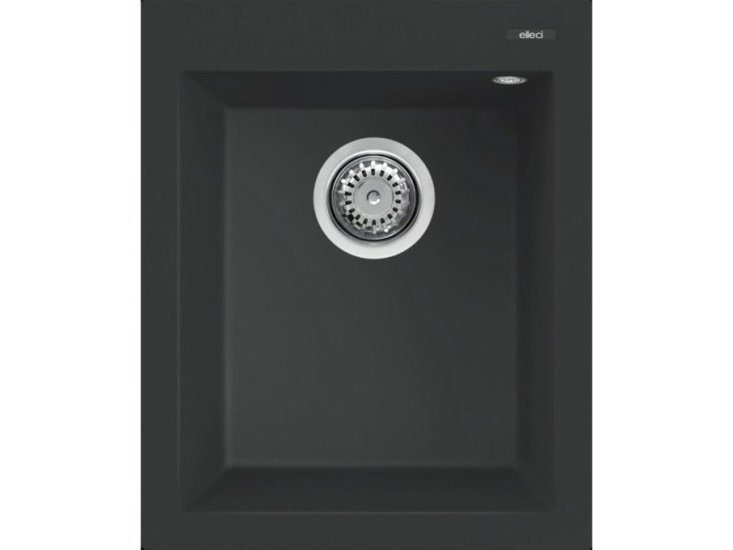 Granitový dřez Elleci Quadra 100 Full Black G40