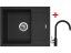 Set Sinks Linea 600 Granblack + Vitalia GR