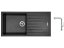 Set Sinks PERFECTO 1000 Metalblack + baterie Sinks SLIM S2 kartáčovaná