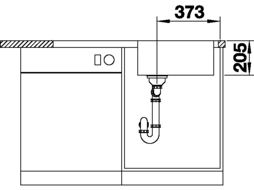 Nerezový dřez Blanco LEMIS XL 6 S-IF nerez kartáčovaný s excentrem