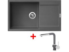 Set Sinks Ultima 860 XXL Titanium + Mix 3 P GR Set Sinks Ultima 860 XXL Titanium + Mix 3 P GR