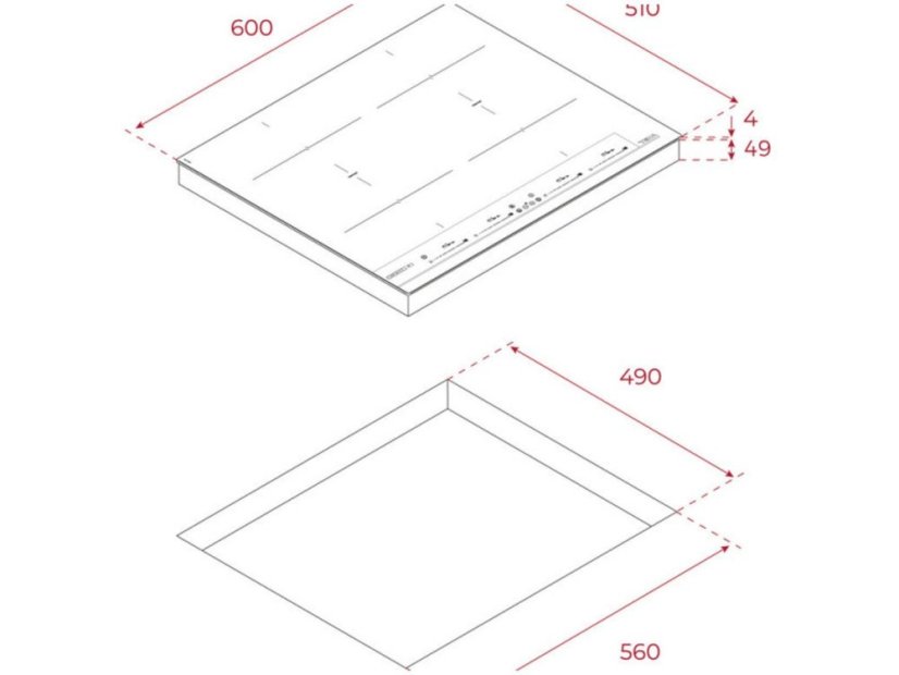 Indukční varná deska Teka IBF 64-G1 MSP BM