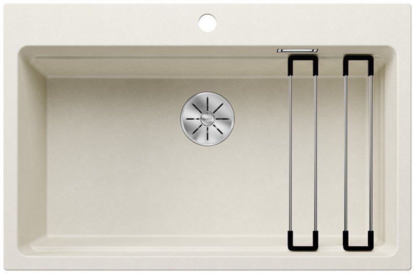 Granitový dřez Blanco ETAGON 8 Bílá soft, bez excentru