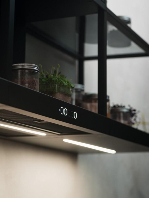 Komínová digestoř Faber MODULAR BK MATT F60