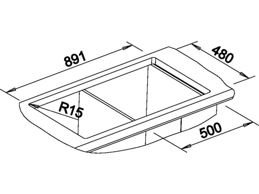 Granitový dřez Blanco AXIA II 5 S Silgranit bílá dřez vpravo s excentrem přísluš. ano