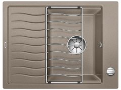 Granitový drez Blanco ELON 45 S InFino tartufo s exc. + prísluš.
