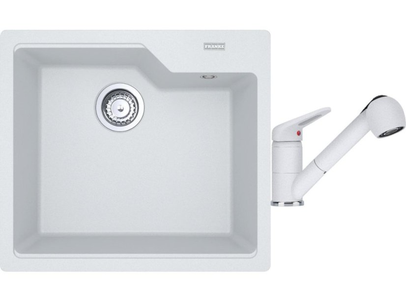 Set Franke UBG 610-56 Bílá-led + Franke FC 9547 Bílá-led