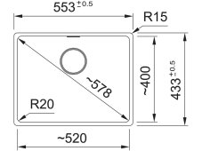 Granitový dřez Franke MRG 110-52 Bílá led