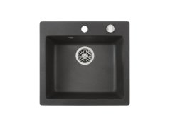 Granitový drez Teka CLIVO 50 S-TQ 1B Čierna metalická - 1