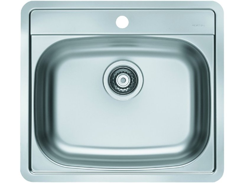 Nerezový jednodřez Alveus MORE 10 satin