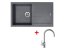 Set Sinks Amanda 860 Titanium + Vitalia