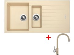 Set Sinks Perfecto 1000.1 Sahara + Vitalia GR