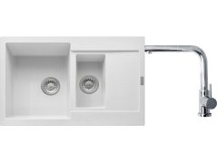 Set Franke MRG 651-78 Bílá-led + Franke FN 0147 Chrom