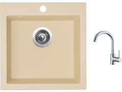 Set Sinks VIVA 455 Sahara + baterie Sinks MIX 35 chrom Set Sinks VIVA 455 Sahara + baterie Sinks MIX 35 chrom