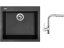 Set Sinks CUBE 560 Granblack + baterie Sinks ENIGMA S chrom