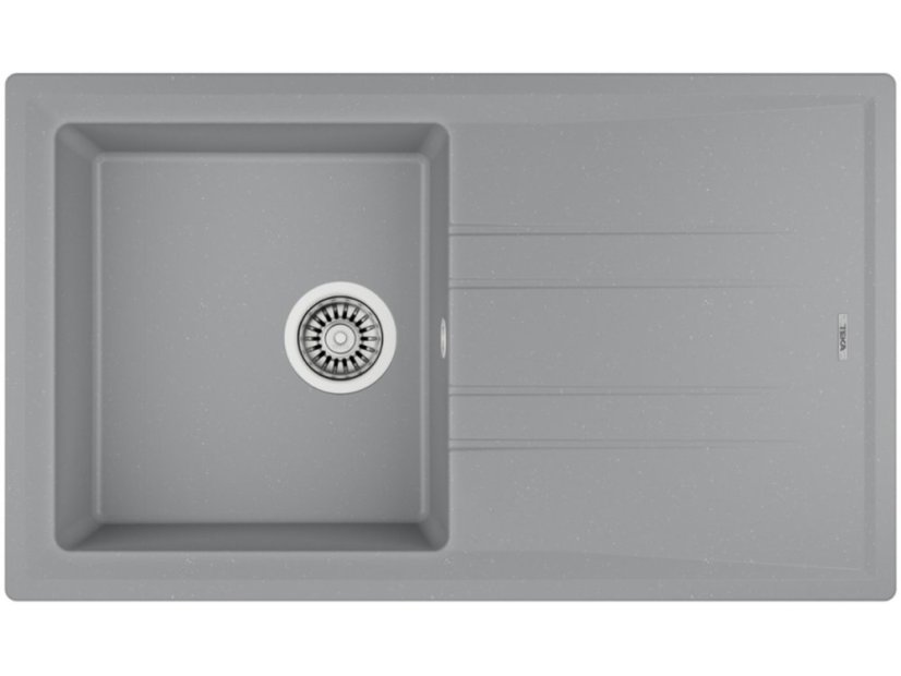 Granitový drez Teka STONE 50 B-TG 1B 1D Hliníkovo šedá