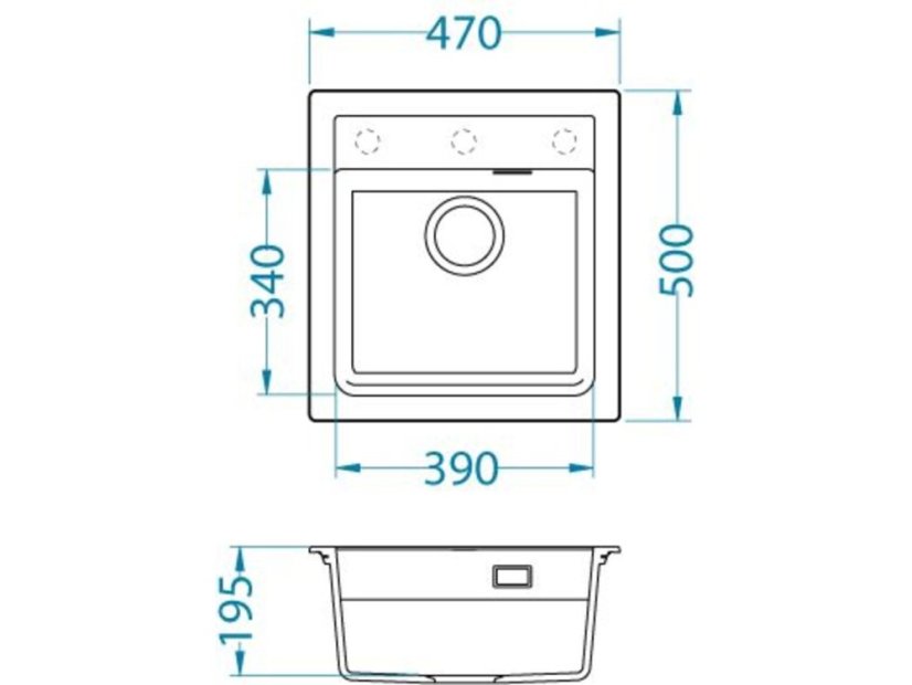 Granitový dřez Alveus Atrox 20 QC piesok A20