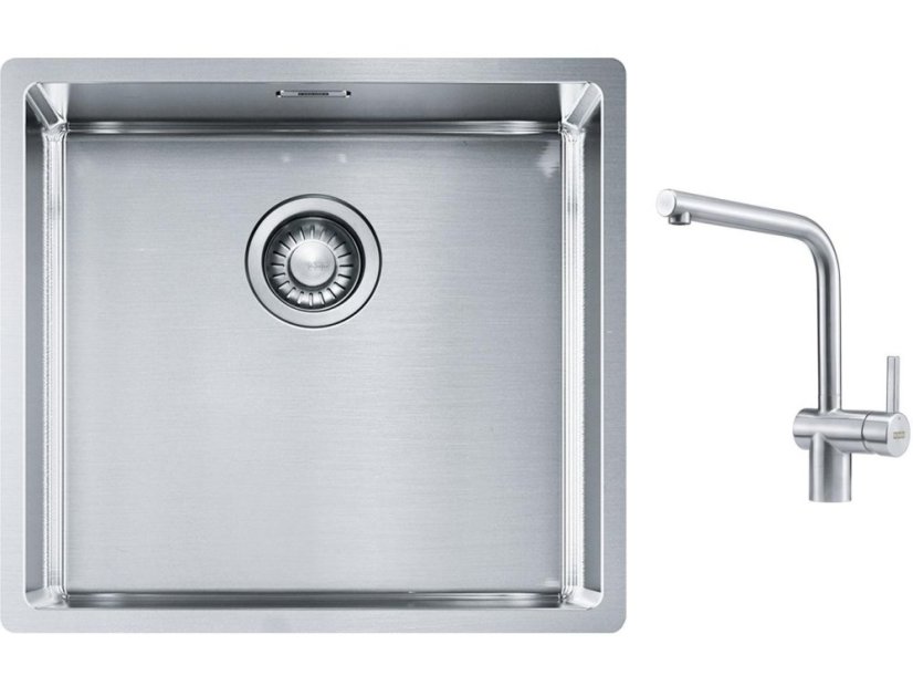 Set Franke BXX 210/110-45 Nerez + baterie Franke FC 3834 ATLAS NEO Nerez