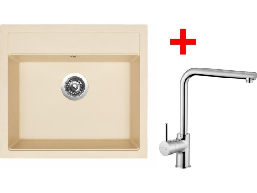 Set Sinks Solo 560 Sahara + Elka lesklá