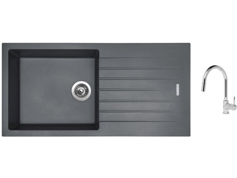 Set Sinks PERFECTO 1000 Titanium + batéria Sinks MIX 35 P chróm