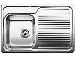 Nerezový drez Blanco CLASSIC 40 S Nerez hodvábny lesk drez vľavo