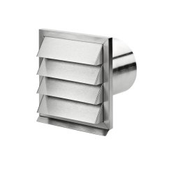 E-Jal 150 X - venkovní mřížka se zpětnou klapkou nerez