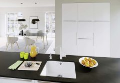 Granitový drez Blanco Rotan 500 U bielá soft