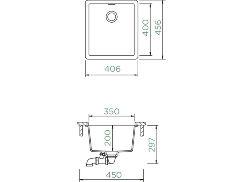 Granitový drez Schock Greenwich N-100S-U Silverstone