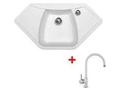 Set Sinks Naiky 980 Milk + Vitalia GR Set Sinks Naiky 980 Milk + Vitalia GR