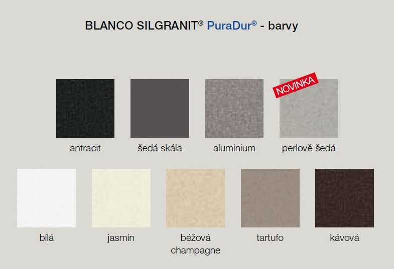 Granitový drez Blanco ZIA 5 S biela soft s excentrom