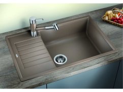 Granitový drez Blanco ZIA XL 6 S Compact čierna bez excentru