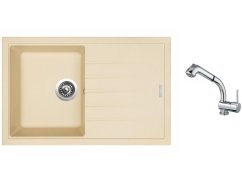 Set Sinks BEST 780 Sahara + baterie Sinks MIX 3 S Chrom