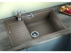 Granitový drez Blanco ZIA XL 6 S Compact sivá vulkan