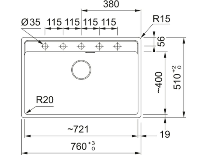 Granitový dřez Franke MRG 610-72 RTL Matná černá